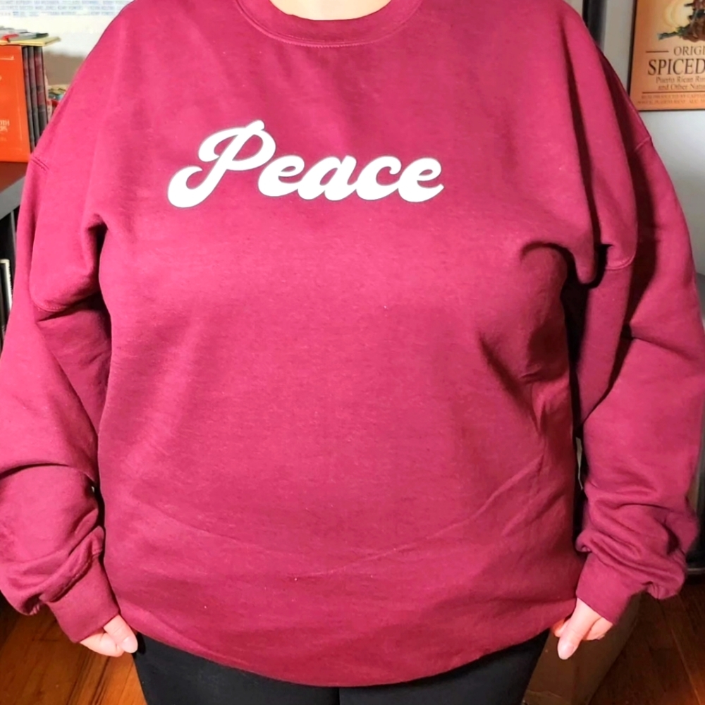 Custom "Peace" in several languages sweatshirt